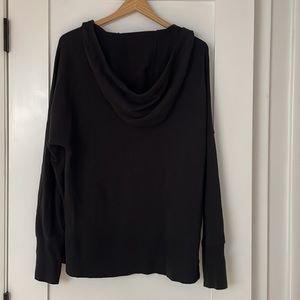 Alo black hooded sweatshirt